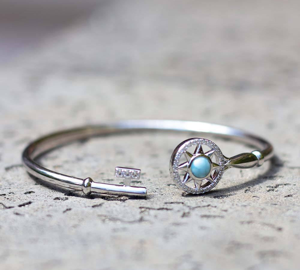 Larimar Unlock Adventure Sleek Bangle Earrings Island by Koa Nani 