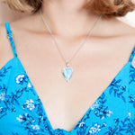 Larimar Victorian Heart Pendant Pendant Island by Koa Nani 