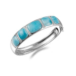 Larimar Wanderlust Bangle Bangle Island by Koa Nani Large (15mm)