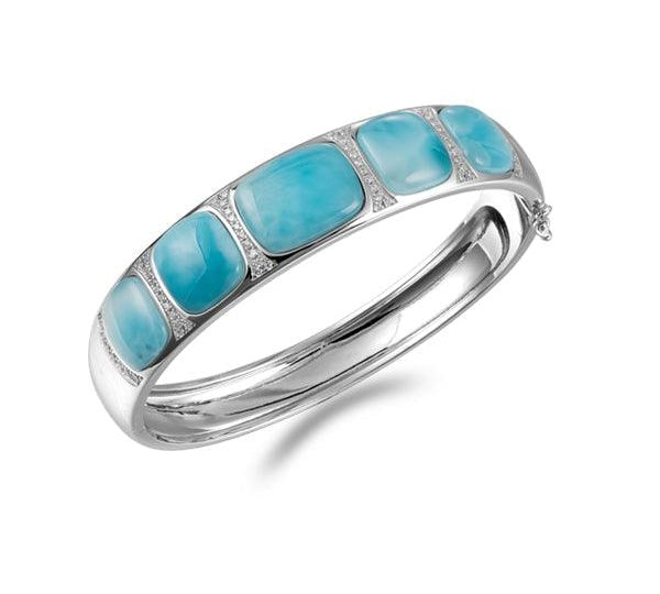 Larimar Wanderlust Bangle Bangle Island by Koa Nani Large (15mm)