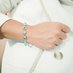 Larimar Water and Air Infinity Bracelet Bracelet Island by Koa Nani 