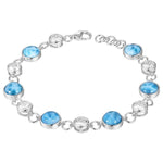 Larimar Water and Air Infinity Bracelet Bracelet Island by Koa Nani 