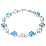 Larimar Water and Air Infinity Bracelet Bracelet Island by Koa Nani 