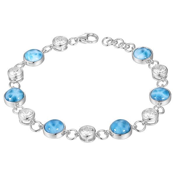 Larimar Water and Air Infinity Bracelet Bracelet Island by Koa Nani 
