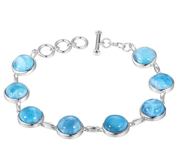 Larimar Water Planets Charm Bracelet Bracelet Island by Koa Nani 