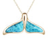 Larimar Whale Tail pendant Pendant Island by Koa Nani Large 