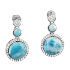 Larimar When Planets Align Earrings Earrings Island by Koa Nani 
