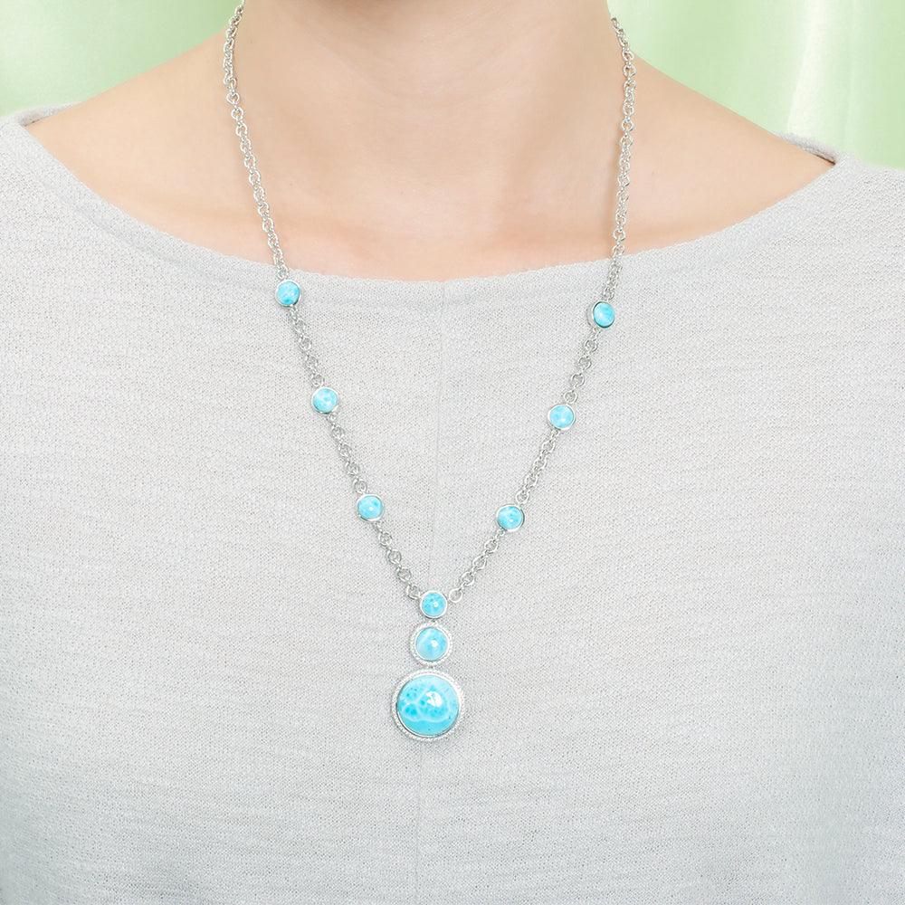 Larimar When Planets Align Necklace Necklace Island by Koa Nani 