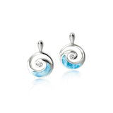 Larimar Whirlpool Earrings Earrings Island by Koa Nani 