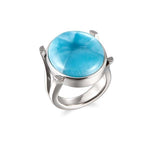 Larimar World's Ocean Cocktail Ring Ring Island by Koa Nani 