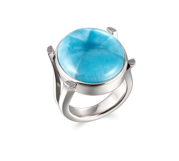Larimar World's Ocean Cocktail Ring Ring Island by Koa Nani 