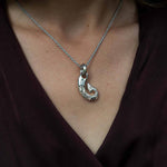 Lilith's Tail Black Fishhook Pendant Pendant Island by Koa Nani 