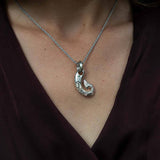 Lilith's Tail Black Fishhook Pendant Pendant Island by Koa Nani 