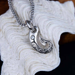 Lilith's Tail Black Fishhook Pendant Pendant Island by Koa Nani 