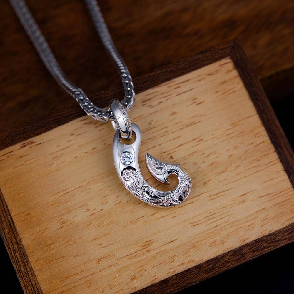 Lilith's Tail Fishhook Pendant Pendant Island by Koa Nani 