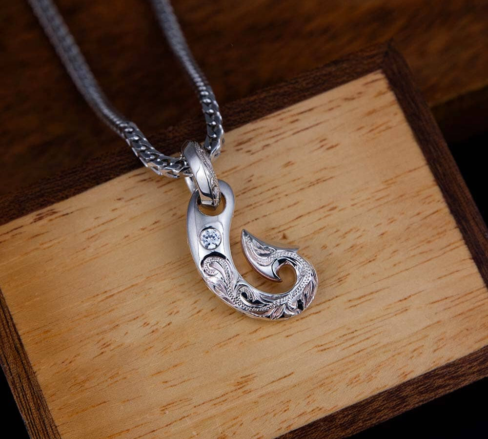 Lilith's Tail Fishhook Pendant Pendant Island by Koa Nani 