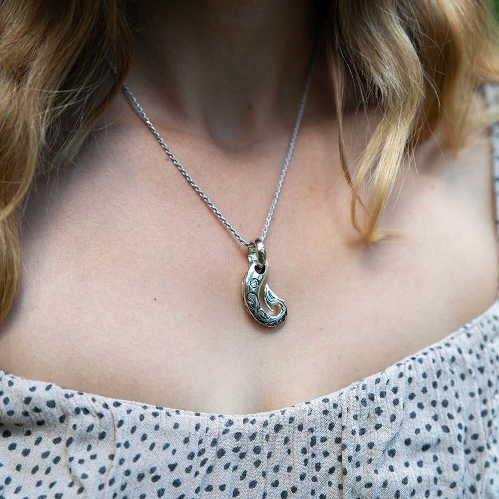 Lilith's Tail Fishhook Pendant Pendant Island by Koa Nani 