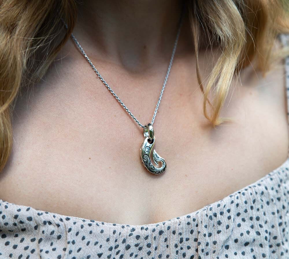Lilith's Tail Fishhook Pendant Pendant Island by Koa Nani 