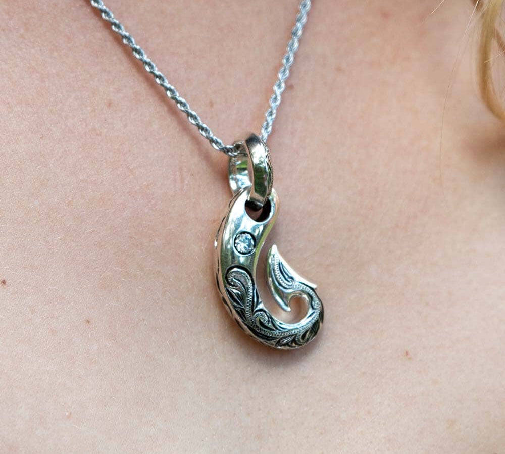 Lilith's Tail Fishhook Pendant Pendant Island by Koa Nani 
