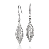 Maile Leaf Hook Earrings Pendant Island by Koa Nani 