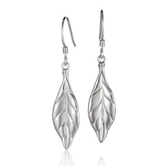 Maile Leaf Hook Earrings Pendant Island by Koa Nani 