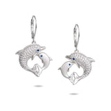 Makuahine Dolphin Earrings Pendant Island by Koa Nani 
