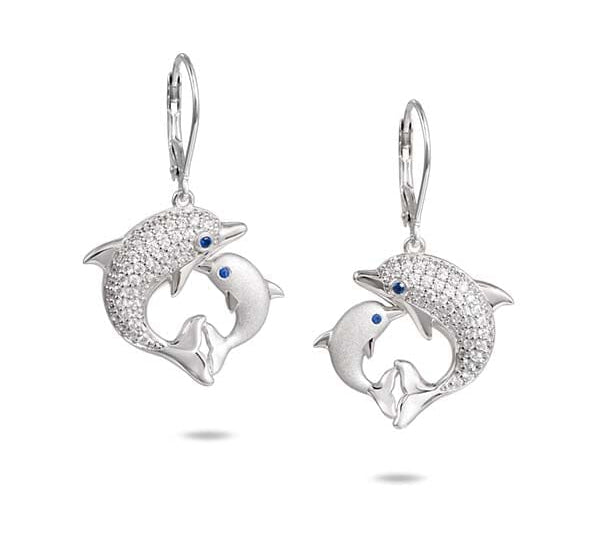 Makuahine Dolphin Earrings Pendant Island by Koa Nani 