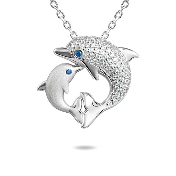 Makuahine Dolphin Pendant Pendant Island by Koa Nani 