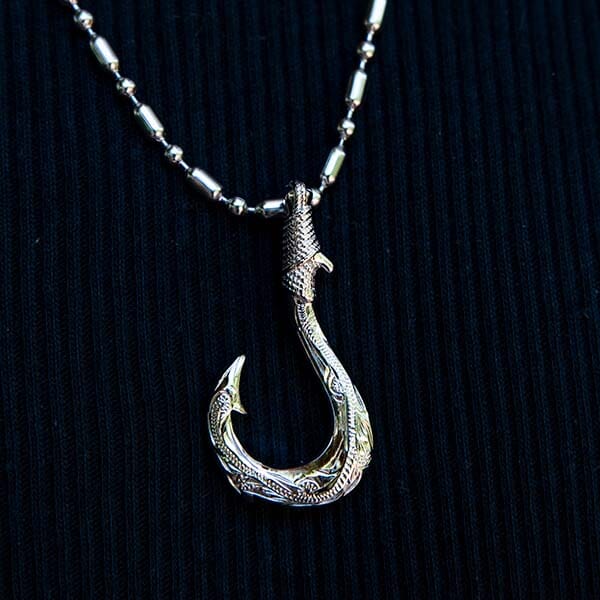 Manaiakalani Fish Hook Pendant Pendant Island by Koa Nani 