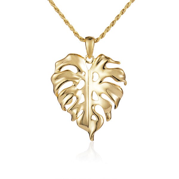Monstera Leaf Necklace Necklace Island by Koa Nani 