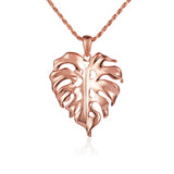 Monstera Leaf Necklace Necklace Island by Koa Nani 