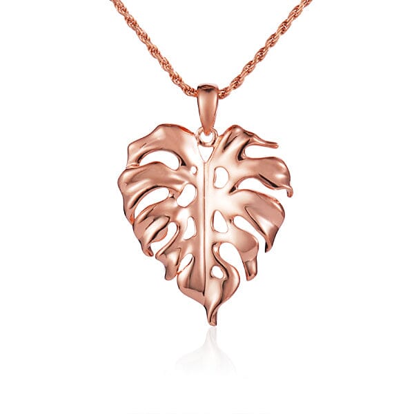 Monstera Leaf Necklace Necklace Island by Koa Nani 