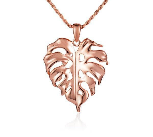 Monstera Leaf Pendant Pendant Island by Koa Nani Small 