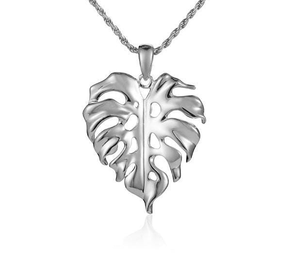 Monstera Leaf Pendant Pendant Island by Koa Nani Small 