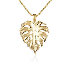 Monstera Leaf Pendant Pendant Island by Koa Nani Small 