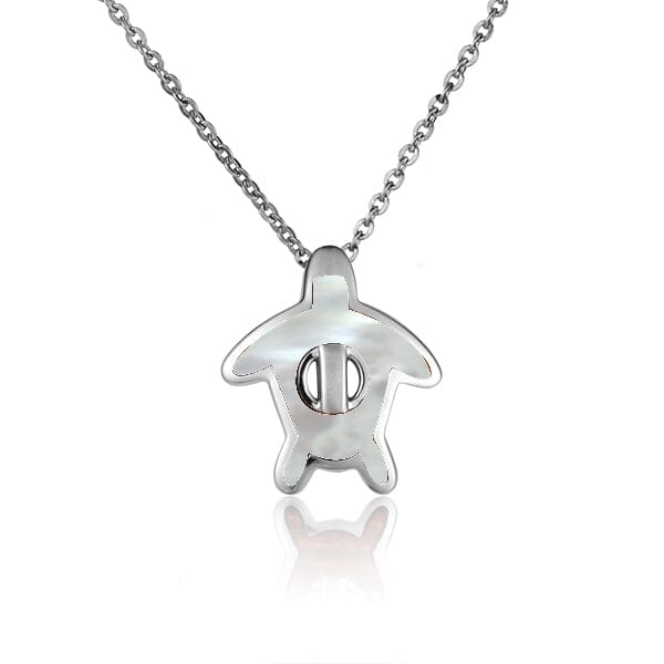 Mother of Pearl Aumakua Honu Pendant Pendant Island by Koa Nani 