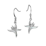 Mother of Pearl Bird of Paradise Earrings Earrings Island by Koa Nani 