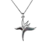 Mother of Pearl Bird of Paradise Pendant Pendant Island by Koa Nani Black 
