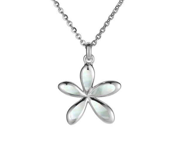 Mother of Pearl Blooming Jasmine Pendant Pendant Island by Koa Nani 