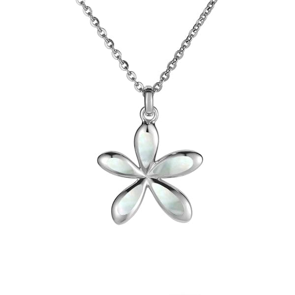 Mother of Pearl Blooming Jasmine Pendant Pendant Island by Koa Nani 
