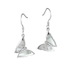 Mother of Pearl Butterfly Earrings Earrings Island by Koa Nani White 