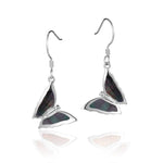 Mother of Pearl Butterfly Earrings Earrings Island by Koa Nani Black 