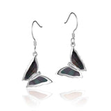 Mother of Pearl Butterfly Earrings Earrings Island by Koa Nani Black 
