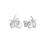 Mother of Pearl Coconut Earrings Earrings Island by Koa Nani 
