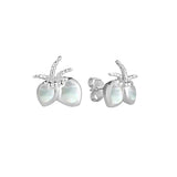 Mother of Pearl Coconut Earrings Earrings Island by Koa Nani 