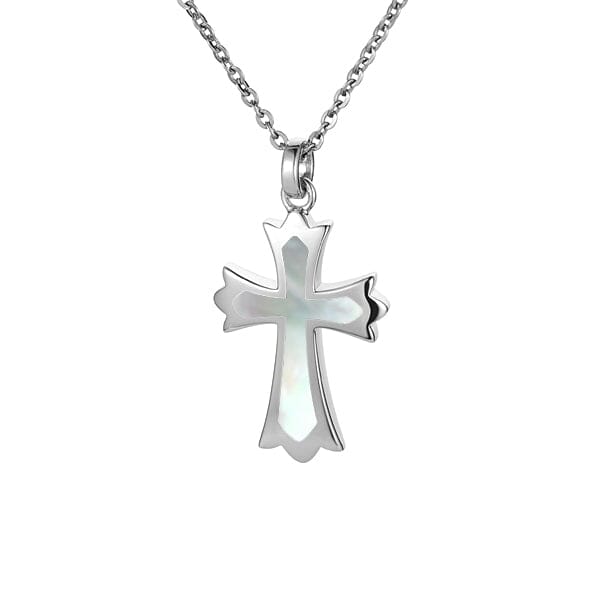 Mother of Pearl Cross Pendant Pendant Island by Koa Nani 