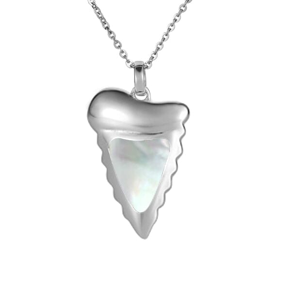 Mother of Pearl Fierce Mano Tooth Pendant Pendant Island by Koa Nani 