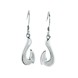 Mother of Pearl Fishhook Earrings Earrings Island by Koa Nani 