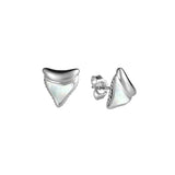 Mother of Pearl Hawaiian Mano Tooth Earrings Earrings Island by Koa Nani 