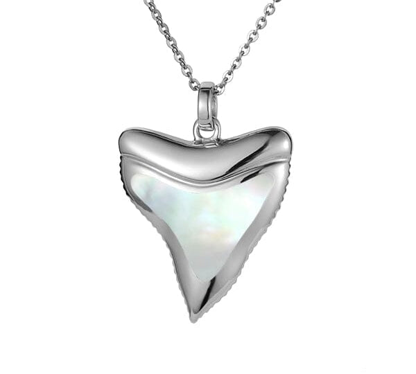 Mother of Pearl Hawaiian Mano Tooth Pendant Pendant Island by Koa Nani 